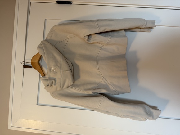 Lululemon Scuba Oversized Half-Zip Hoodie | Bone | XS/S - Picture 4 of 4